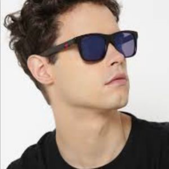 - New- 💯 original  Gucci Grey/Brown Havana GG0008S Square Sunglasses - Picture 1 of 12